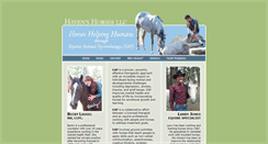 Desktop Screenshot of havenshorses.com